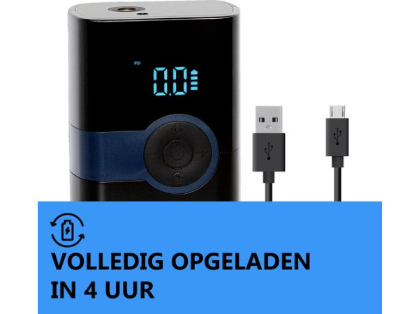 Draagbare banden compressor met powerbank en ledlamp – foto 3 – kavel bij XL Auctions