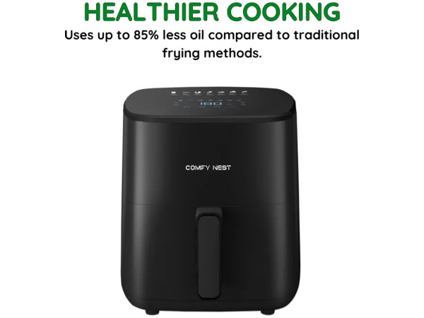 1400W Digitale Airfryer - 5L – foto 2 – kavel bij XL Auctions