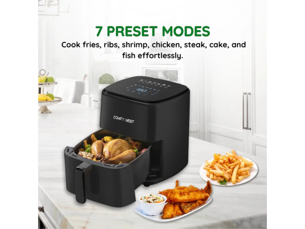 1400W Digitale Airfryer - 5L – foto 4 – kavel bij XL Auctions