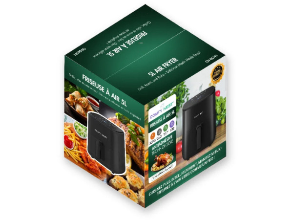 1400W Digitale Airfryer - 5L – foto 8 – kavel bij XL Auctions