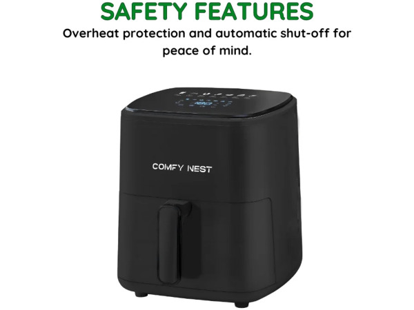 1400W Digitale Airfryer - 5L – foto 10 – kavel bij XL Auctions