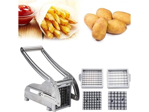 RVS grote Frituur Aardappel/frietsnijder – foto 3 – kavel bij XL Auctions