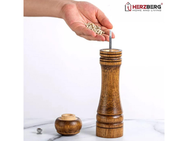 Eikenhouten Peper/kruidenmolen – foto 4 – kavel bij XL Auctions