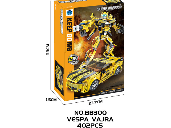 2in1 super warrior/car bouwstenenset – kavel bij XL Auctions
