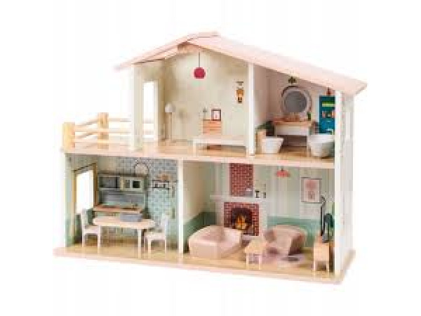 Houten poppenspeelhuisje – foto 3 – kavel bij XL Auctions