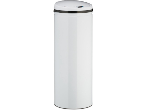 Prullenbak - met sensor - 50 l - wit – kavel bij XL Auctions