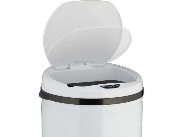 Prullenbak - met sensor - 50 l - wit – foto 2 – kavel bij XL Auctions