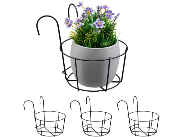 bloempothouder - set van 4 - metaal – kavel bij XL Auctions