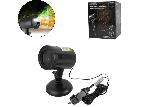 Kerstlaserprojector