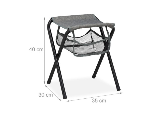 Camping/vissers kruk vouwbaar met tasje – foto 2 – kavel bij XL Auctions