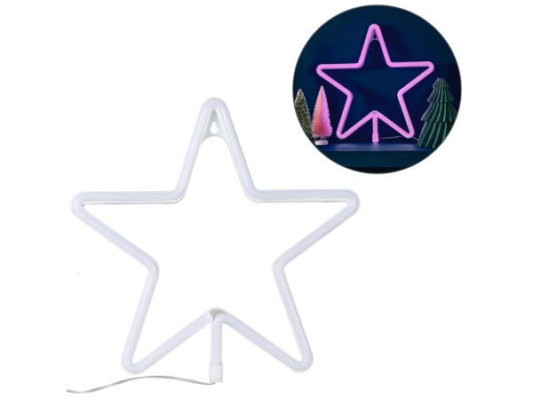 3x Ginger Ray Neon verlichting Star op batterij roze 28 cm – foto 2 – kavel bij XL Auctions