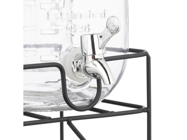 Feestelijke Drankdispenser met houder 4 l set van 2 – foto 5 – kavel bij XL Auctions