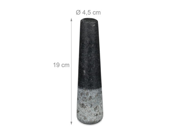 Zware robuste Granieten vijzel met stamper 20 cm 6kg – foto 4 – kavel bij XL Auctions