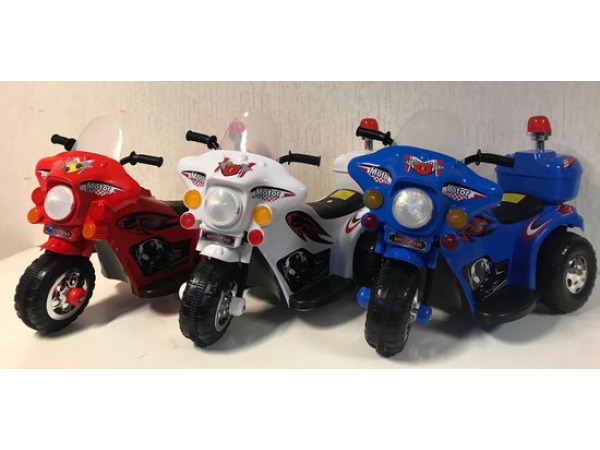 Accu scooter politie met licht en geluid – foto 2 – kavel bij XL Auctions