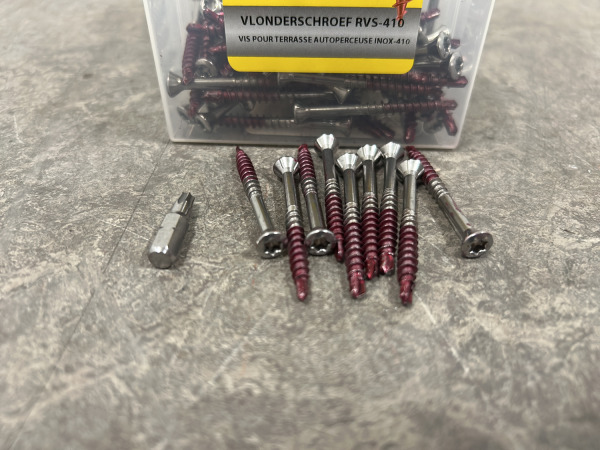 4x Rotadrill vlonderschroeven ø5,0x50mm rvs 100-pack – foto 4 – kavel bij XL Auctions