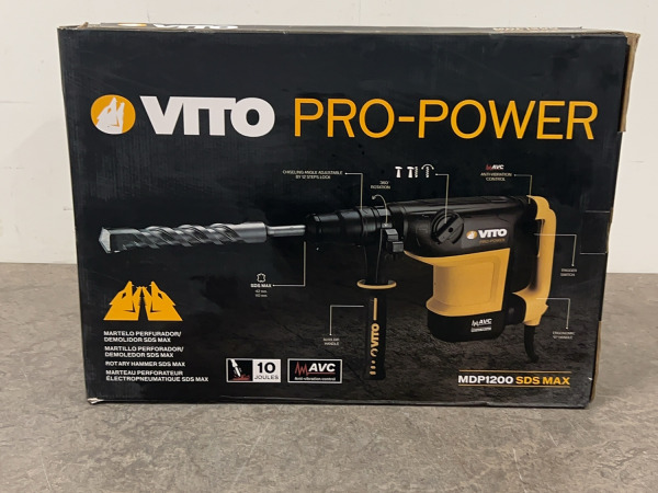 Vito hamerboor 1200W SDS-Max Pro-Power – foto 2 – kavel bij XL Auctions