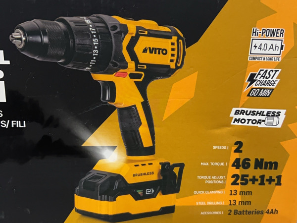 Vito accu schroef-/klopboormachine 20V Pro-Power – foto 3 – kavel bij XL Auctions