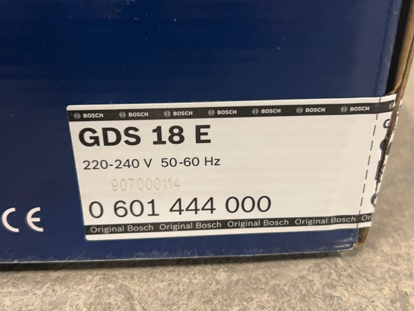 Bosch Professional slagmoeraanzetter GDS 18 E – foto 6 – kavel bij XL Auctions