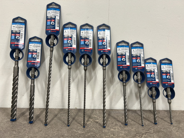 Bosch betonboor set 10-delig – kavel bij XL Auctions