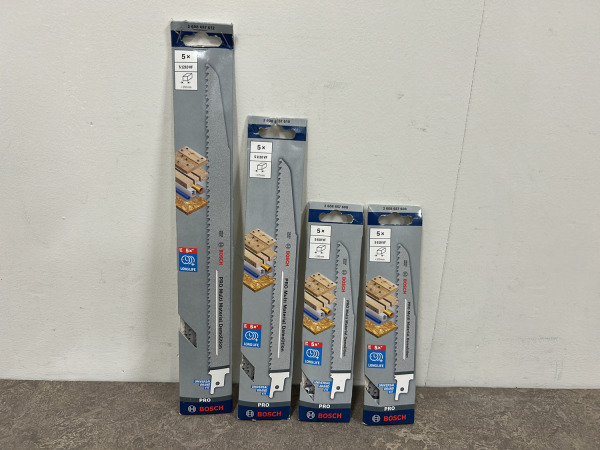Bosch Pro reciprozaagblad Multi Material set 4-delig – kavel bij XL Auctions