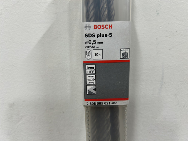 2x Bosch klopboor ø6,5x260mm SDS plus-5X 10-pack – foto 2 – kavel bij XL Auctions