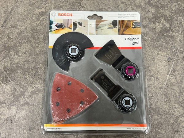 3x Bosch multitool All-in-One set 13-delig Wood and Paint – foto 2 – kavel bij XL Auctions
