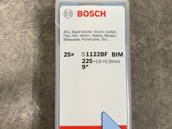 2x Bosch reciprozaagblad S 1122 BF 25-pack – foto 3 – kavel bij XL Auctions