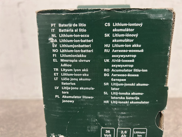 Bosch accu 36V 2,0Ah Li-Ion – foto 4 – kavel bij XL Auctions