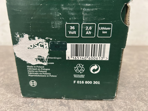 Bosch accu 36V 2,0Ah Li-Ion – foto 5 – kavel bij XL Auctions