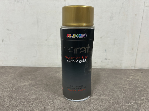 12x Dupli-Color spuitlak Sparkle Gold 400ml Carat – kavel bij XL Auctions