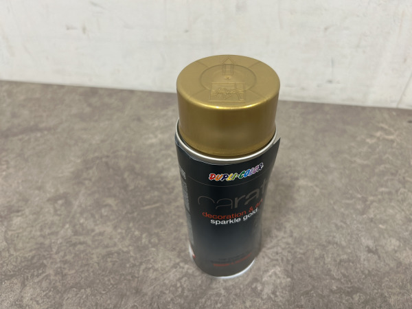 12x Dupli-Color spuitlak Sparkle Gold 400ml Carat – foto 3 – kavel bij XL Auctions