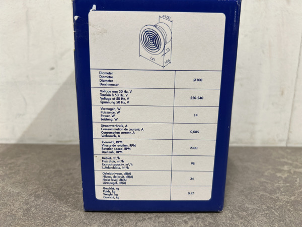 Renson ventilator ø100mm wit – foto 5 – kavel bij XL Auctions