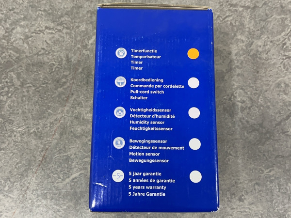 2x Renson rechthoekige ventilator met timer Ø150mm wit – foto 2 – kavel bij XL Auctions