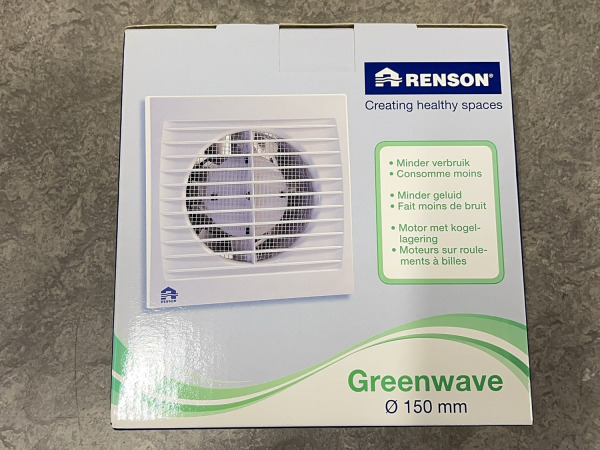 2x Renson greenwave mechanische verluchter 150mm wit – foto 5 – kavel bij XL Auctions