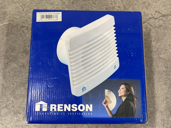 2x Renson badkamerventilator met bewegingschakelaar Ø150mm wit – foto 5 – kavel bij XL Auctions