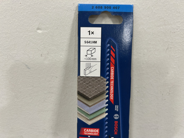 5x Bosch reciprozaagblad 150mm S641HM Expert Fiber Plaster – foto 2 – kavel bij XL Auctions