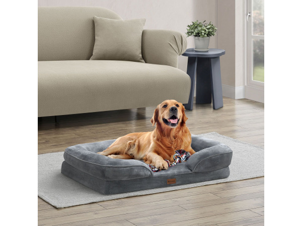 Honden / kattenmand Sheena L 98 x 70 cm grijs – foto 11 – kavel bij XL Auctions