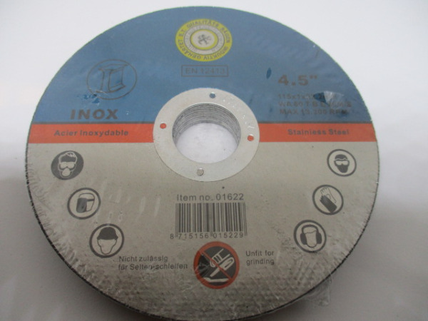 20x Slijpschijf Metaal 115 x 1 mm INOX – foto 4 – kavel bij XL Auctions