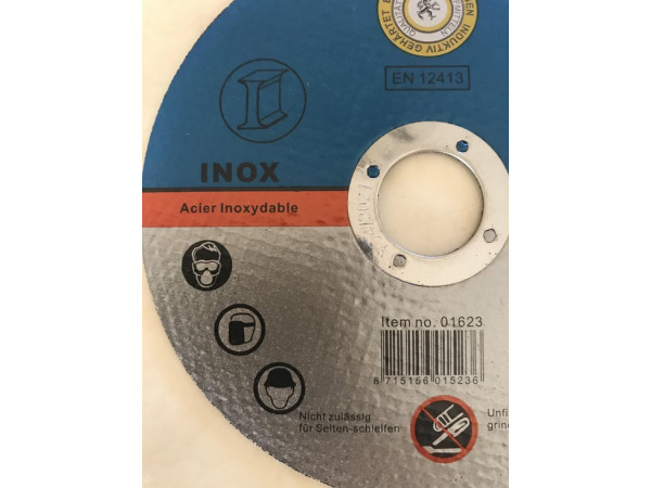 20x Slijpschijf Metaal 115 x 1 mm INOX – foto 3 – kavel bij XL Auctions