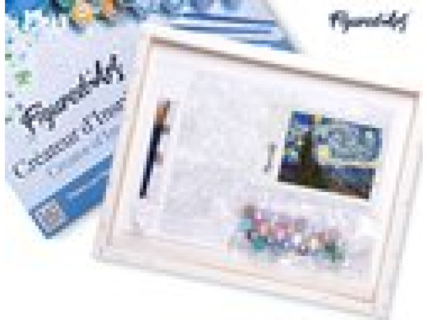 Figured'Art Schilderen op Nummer - Van Gogh Sterrennacht – foto 5 – kavel bij XL Auctions