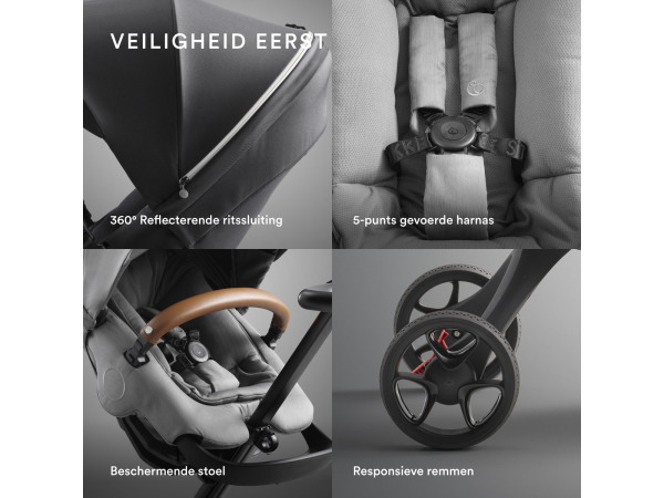 Stokke XPLORY X Ruby Red - Luxe kinderwagen – foto 4 – kavel bij XL Auctions