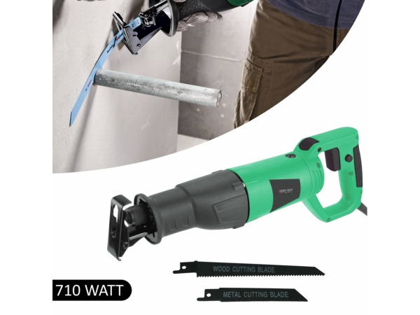 Hofftech Reciprozaag - 710Watt - 115mm - Draaibaar handvat – foto 12 – kavel bij XL Auctions