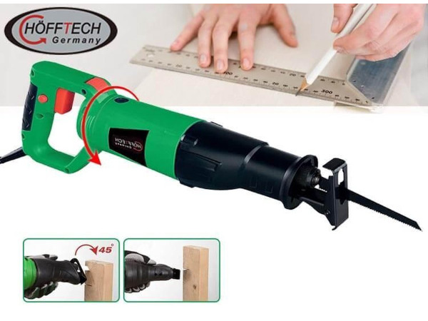 Hofftech Reciprozaag - 710Watt - 115mm - Draaibaar handvat – foto 13 – kavel bij XL Auctions