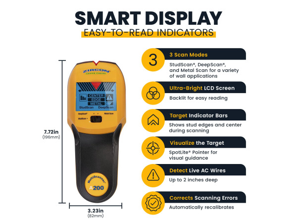 Zircon MultiScanner A200 Multidetector - Wandscanner – foto 4 – kavel bij XL Auctions
