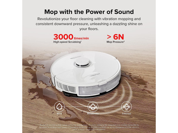 Roborock S8 Robotstofzuiger met Dweilfunctie - Sonic White – foto 2 – kavel bij XL Auctions