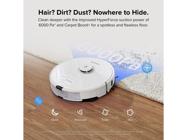 Roborock S8 Robotstofzuiger met Dweilfunctie - Sonic White – foto 6 – kavel bij XL Auctions