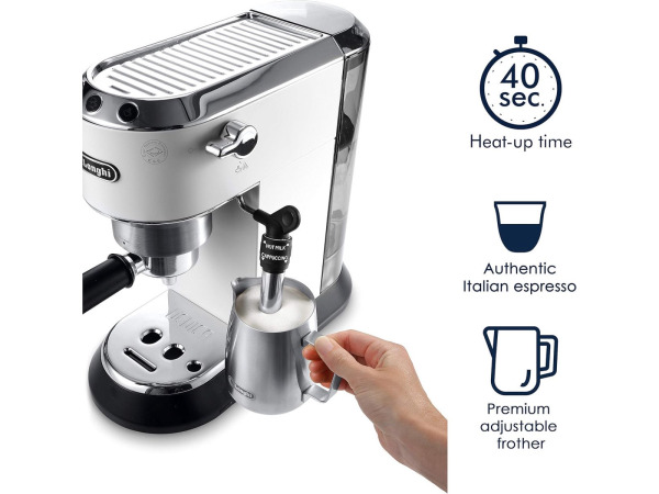De'Longhi Dedica Style EC685.W - Pistonmachine – foto 7 – kavel bij XL Auctions