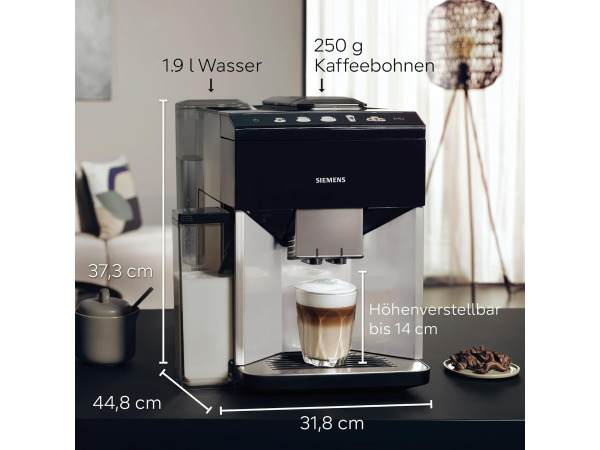Siemens EQ500 integral Volautomatische koffiemachine(Schade) – foto 8 – kavel bij XL Auctions