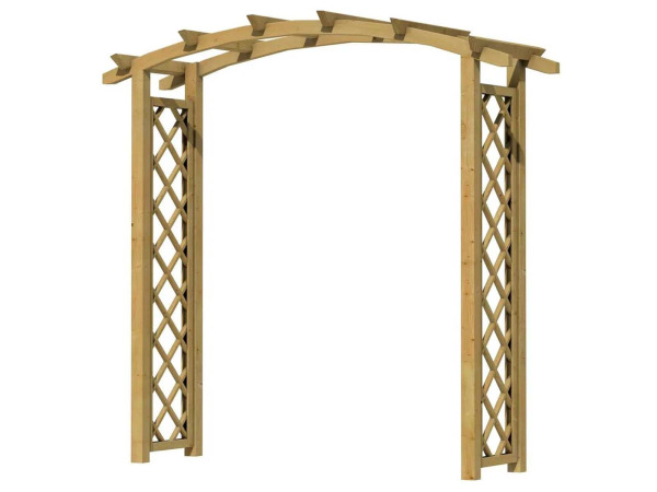 Woodvision Grenen rozenboog - 285x230x45cm – kavel bij XL Auctions