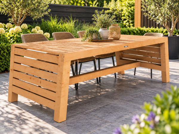 Woodvision Douglas tuintafel "Riva" - 225x94x78cm – kavel bij XL Auctions